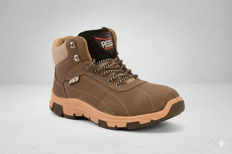 נעל עבודה חומה דגם Asgard 789 S3