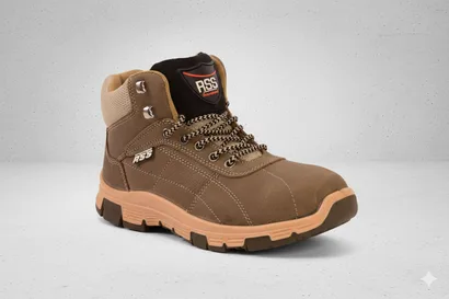 נעל עבודה חומה דגם Asgard 789 S3